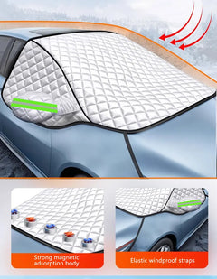 GLACIVEL - Magnetic Windshield Cover for Year-Round Protection