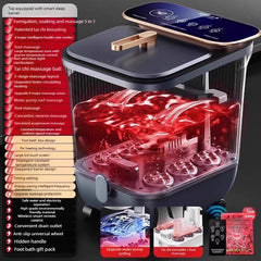 SOLVYRA - Heated Foot Spa With Massage and Remote-Controlled Comfort