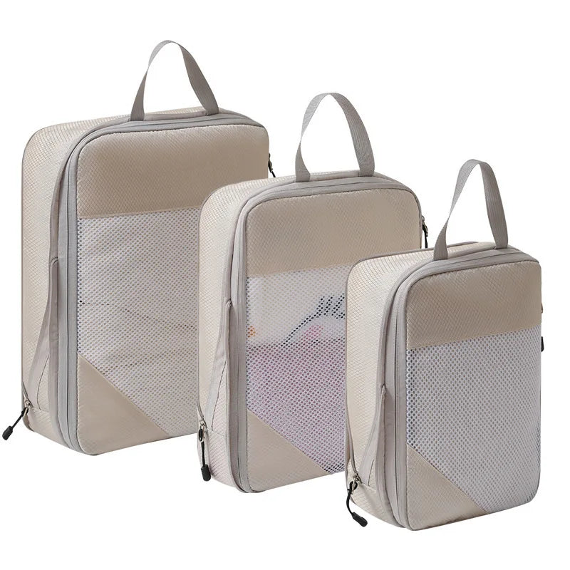 VELNORA - Five-Piece Compression Packing Set for Space-Saving Travel