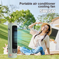 COOLSPIRE - Compact Tower Fan for Quiet Personal Cooling