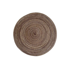 WOVELIA - Round Woven Placemat for Artistic Heat Protection