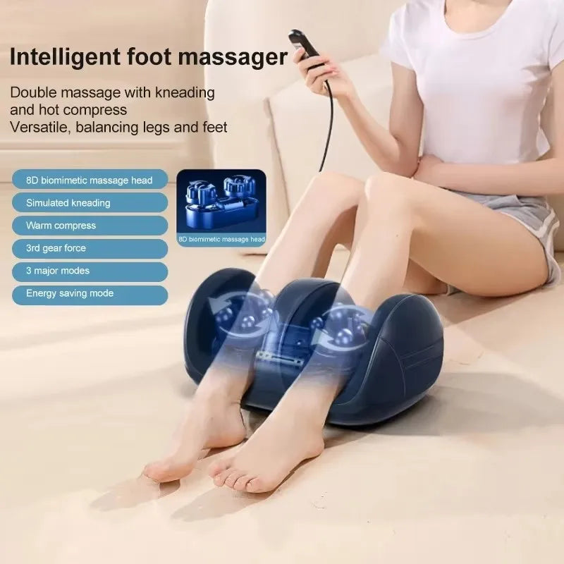 KNEVORA - Heated Shiatsu Foot And Leg Massager For Deep Relief