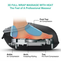 TRELUNO - Heated Kneading Foot Massager for Tired Feet
