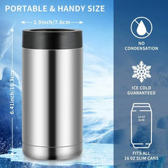 THERMOCAN - Insulated Can Cooler for Longer-Lasting Cold Drinks
