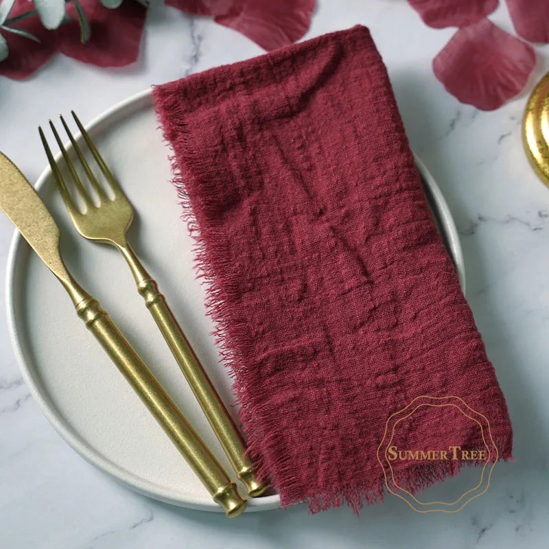 TAVRINA - Cotton Napkin Set for Artfully Layered Tablescapes