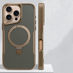 KARBIVO - Carbon Fiber Phone Case With Magnetic Charging Stand