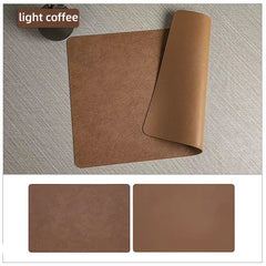 HEATLUNE - Faux Leather Placemats for a Refined, Protected Table