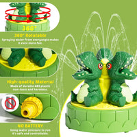 DINOSPRAY - Dinosaur Sprinkler for Cooling Backyard Play