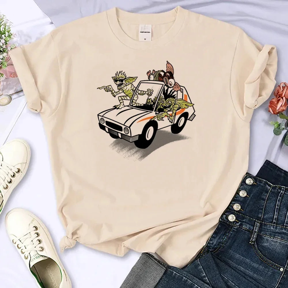Gremlins T Shirt Women Anime Streetwear Comic