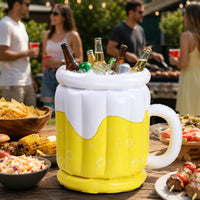 ICEFEST – Portable Beer Mug Beverage Chiller for Pool and Beach Parties