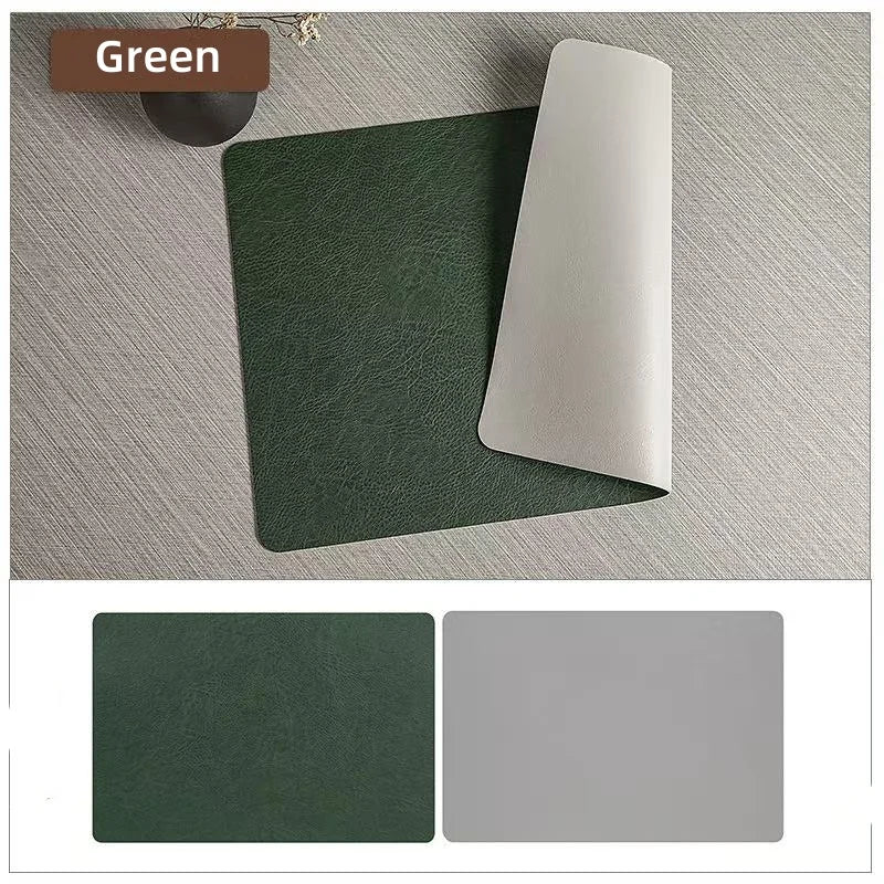 HEATLUNE - Faux Leather Placemats for a Refined, Protected Table