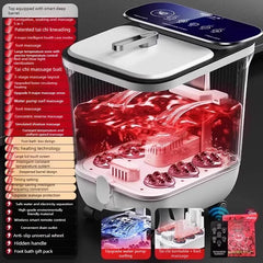 SOLVYRA - Heated Foot Spa With Massage and Remote-Controlled Comfort