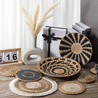 SEGRIVA - Seven Woven Wall Baskets for a Textured Focal Point
