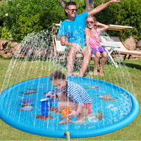 SUMMERWAVE – Large Inflatable Splash Mat for Family Outdoor Fun