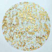 ZELVORI - Metallic Gold Placemats for Statement Table Settings