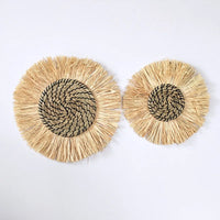SAVRUMA - Moroccan Woven Wall Art for Warm Textural Depth