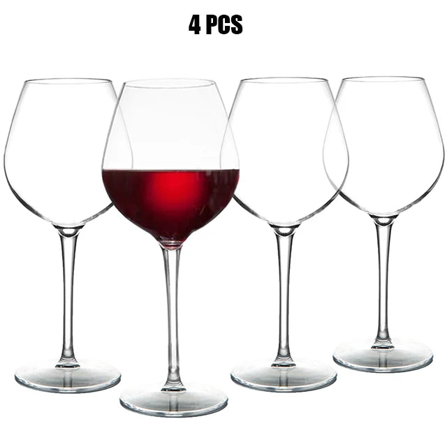 BRILVIA - Unbreakable Wine Glass Set for Worry-Free Outdoor Dining