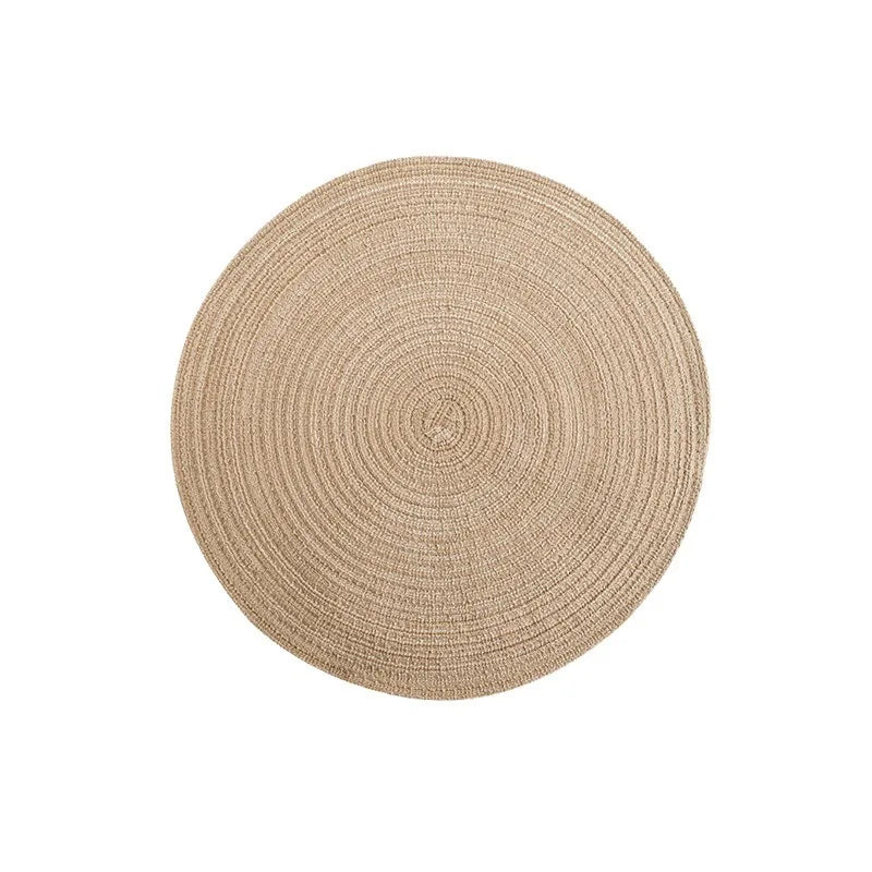 WOVELIA - Round Woven Placemat for Artistic Heat Protection