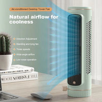 COOLSPIRE - Compact Tower Fan for Quiet Personal Cooling