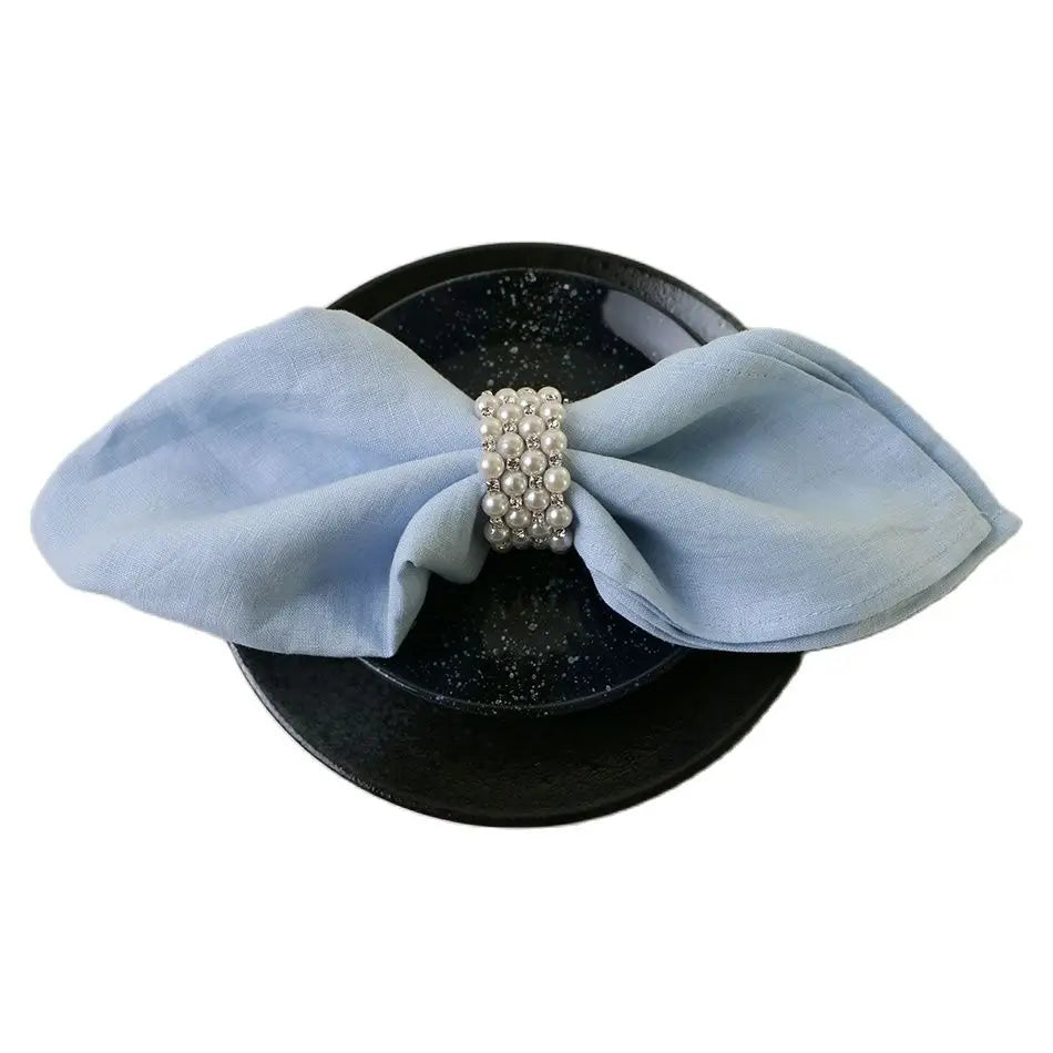 LINUVIA - Pure Linen Napkin Set for Artfully Layered Tables