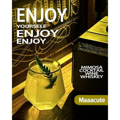 GLIMORA - Gold-Rim Stemless Cups for Shatter-Free Entertaining