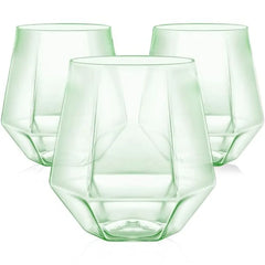 GLIMORA - Gold-Rim Stemless Cups for Shatter-Free Entertaining