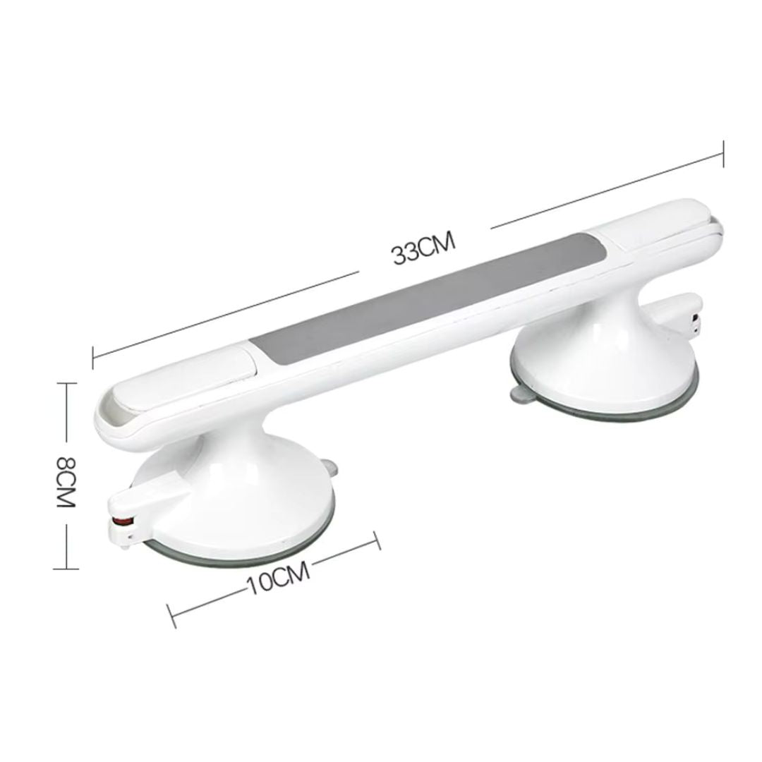 GRIPNOVA - Suction Shower Grab Bar for Safer Bathroom Support