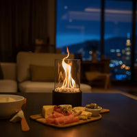 SLEEKFLAME – Smoke-Free Table Fireplace for Stylish Indoor & Outdoor Use