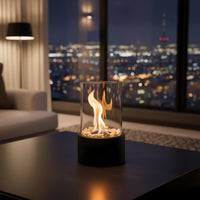 SLEEKFLAME – Smoke-Free Table Fireplace for Stylish Indoor & Outdoor Use