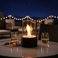 SLEEKFLAME – Smoke-Free Table Fireplace for Stylish Indoor & Outdoor Use