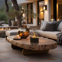 SLEEKFLAME – Smoke-Free Table Fireplace for Stylish Indoor & Outdoor Use