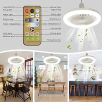 LIGHTBREEZE – LED Ceiling Fan for Bedrooms, Living Rooms, and Offices