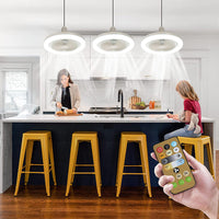 LIGHTBREEZE – LED Ceiling Fan for Bedrooms, Living Rooms, and Offices