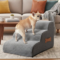 COMFYCLIMB - Sculptural Foam Pet Steps for Joint-Friendly Sofa Access