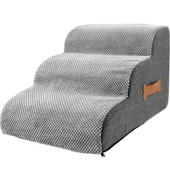 COMFYCLIMB - Sculptural Foam Pet Steps for Joint-Friendly Sofa Access