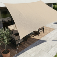 VELNARO - Rectangular Shade Sail for UV and Rain Protection