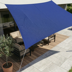 VELNARO - Rectangular Shade Sail for UV and Rain Protection