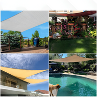 VELNARO - Rectangular Shade Sail for UV and Rain Protection