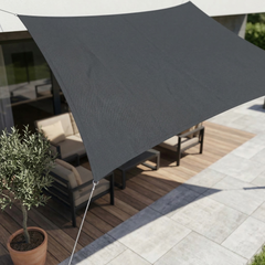 VELNARO - Rectangular Shade Sail for UV and Rain Protection