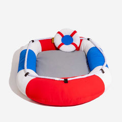 RAVYLO - Boat-Shaped Cooling Pet Bed for Summer Comfort
