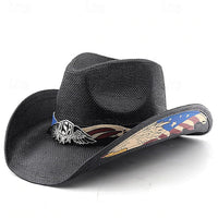 EAGLORY - Patriotic Cowboy Hat for Standout Anniversary Style