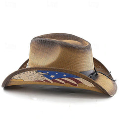 EAGLORY - Patriotic Cowboy Hat for Standout Anniversary Style