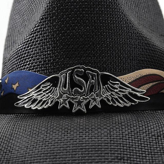 EAGLORY - Patriotic Cowboy Hat for Standout Anniversary Style