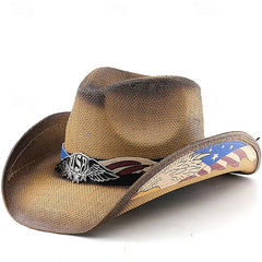 EAGLORY - Patriotic Cowboy Hat for Standout Anniversary Style
