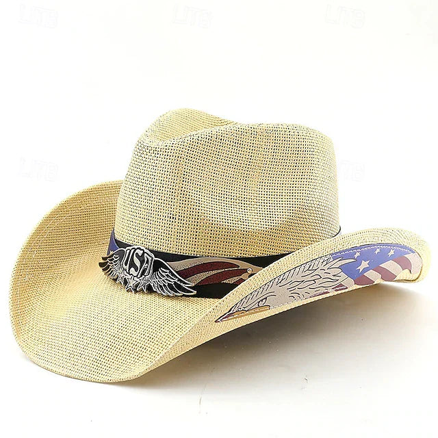 EAGLORY - Patriotic Cowboy Hat for Standout Anniversary Style