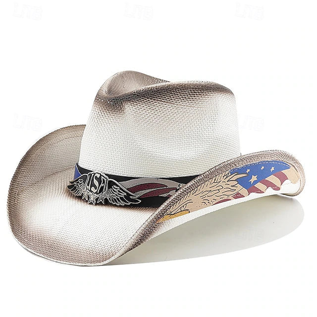 EAGLORY - Patriotic Cowboy Hat for Standout Anniversary Style