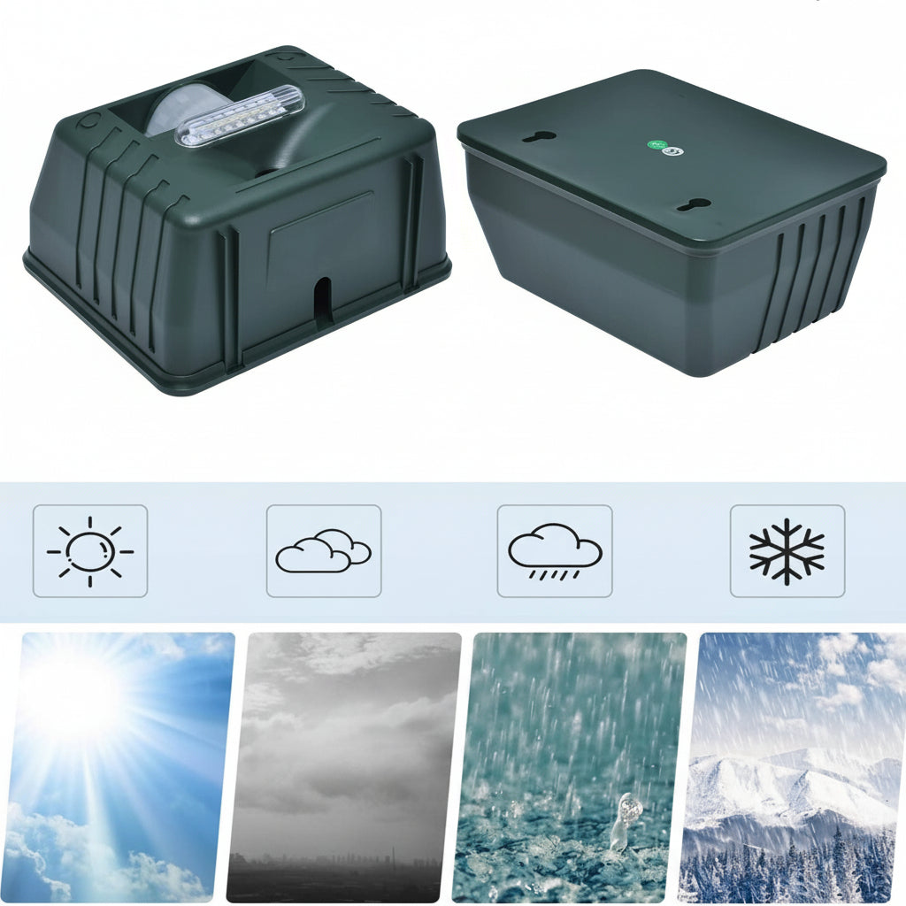SAFEHAVEN - Ultrasonic Bird Repeller for Peaceful Outdoor Spaces