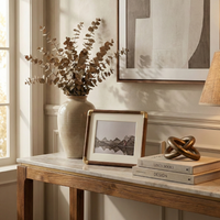 ZELVORA - Solid Walnut Photo Frame for a Refined Display
