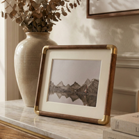 ZELVORA - Solid Walnut Photo Frame for a Refined Display