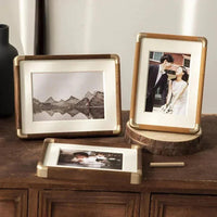 ZELVORA - Solid Walnut Photo Frame for a Refined Display